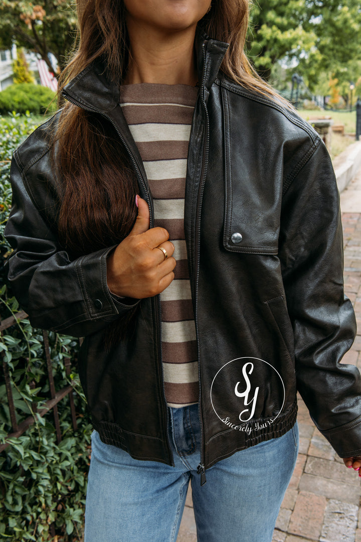 The Vibe Jacket - Dark Brown