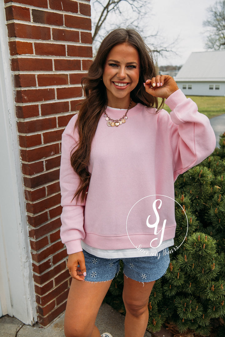 Always Vibing Top - Candy Pink