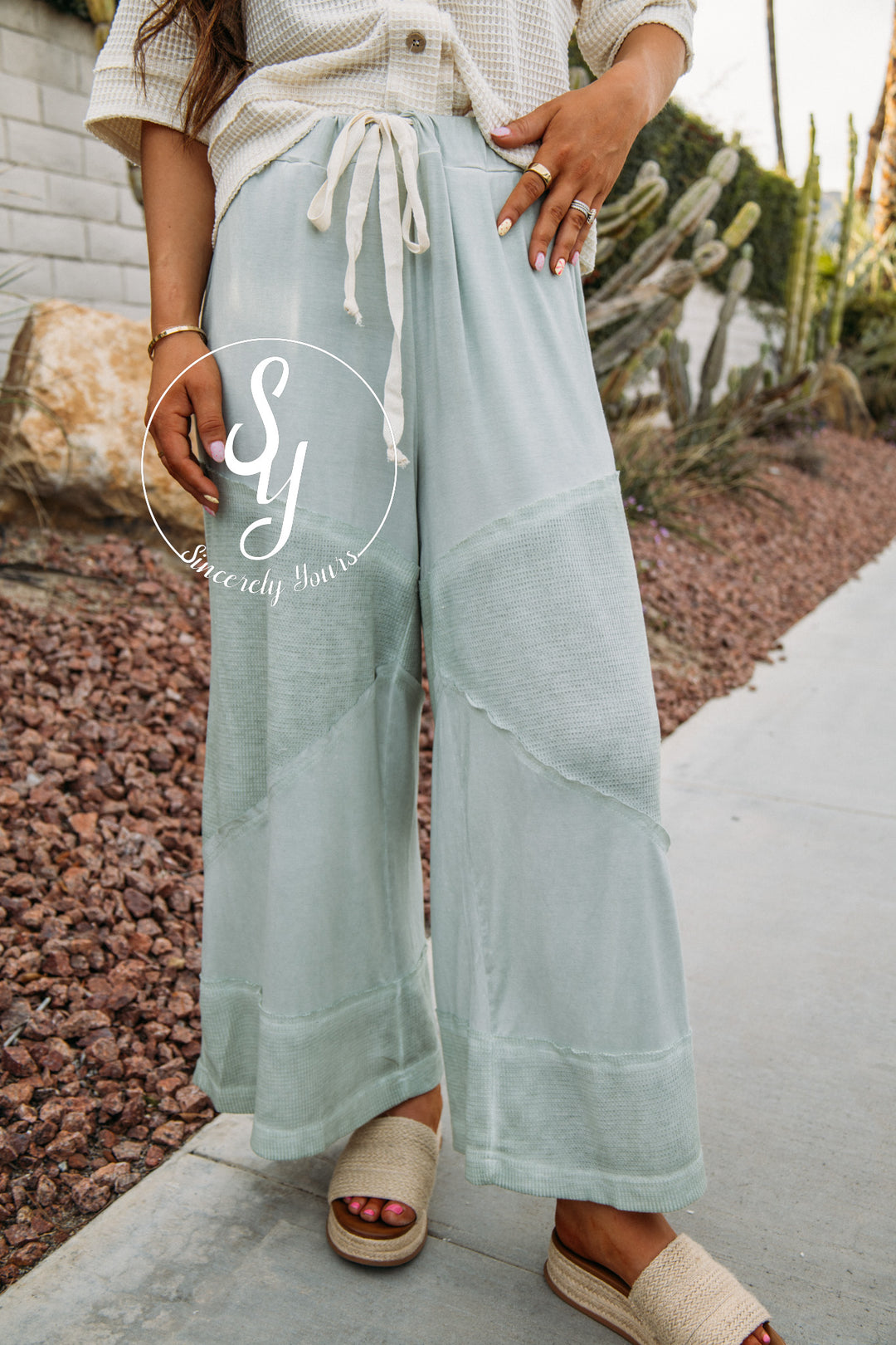 Weekend Plans Pants - Desert Sage