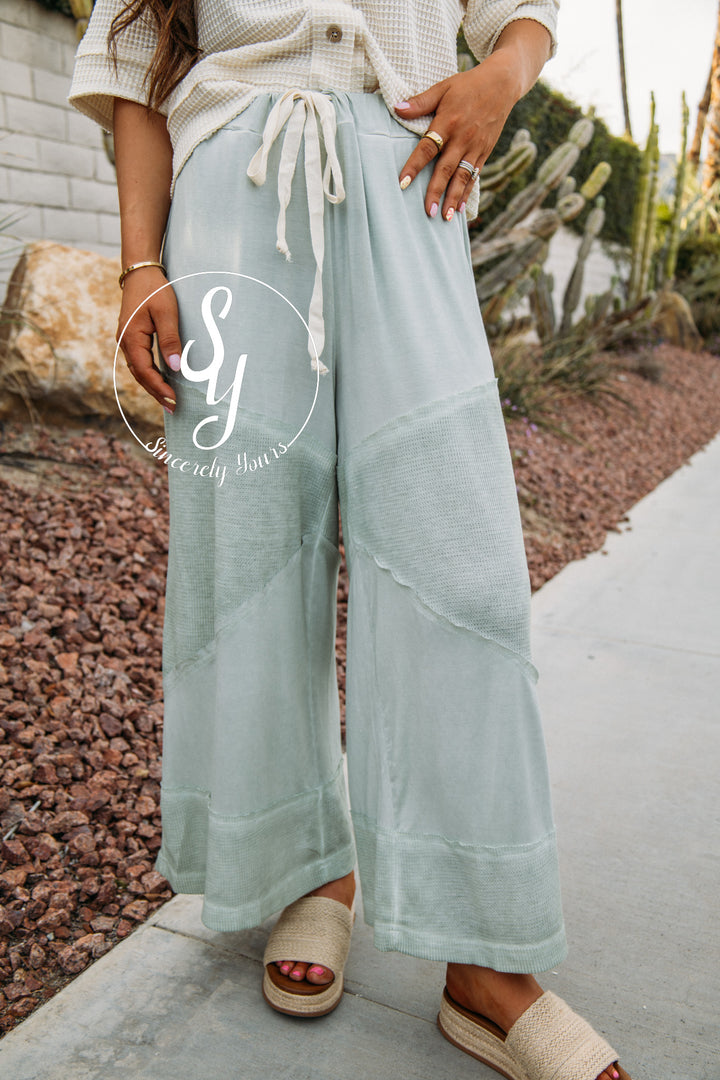 Weekend Plans Pants - Desert Sage