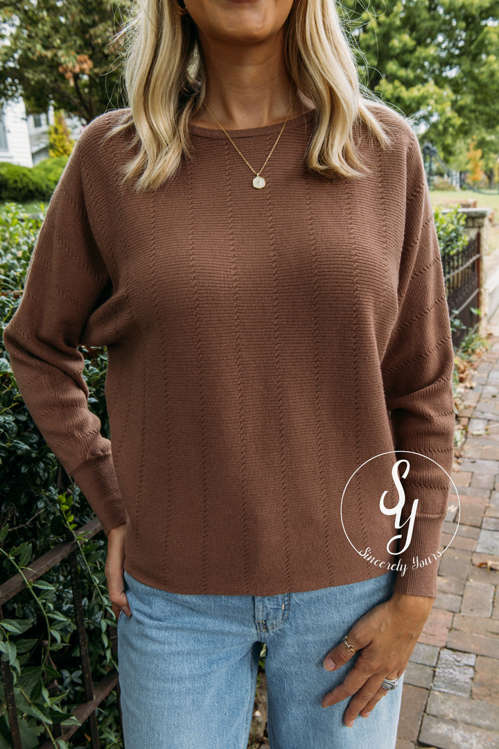 Soft Girl Sweater - Mocha