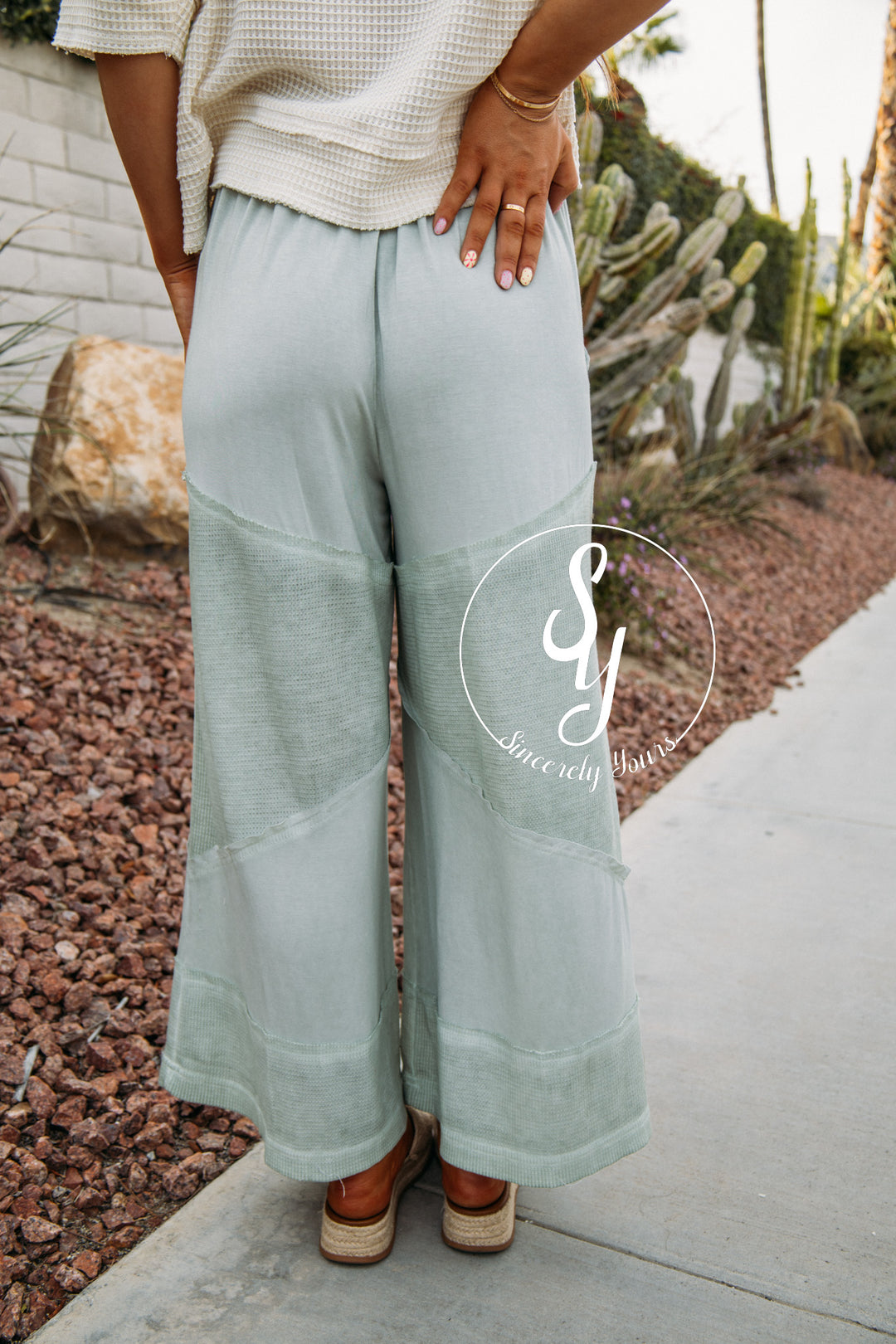 Weekend Plans Pants - Desert Sage
