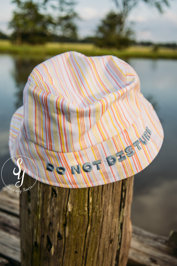 Do Not Disturb Bucket Hat - Multi Stripes