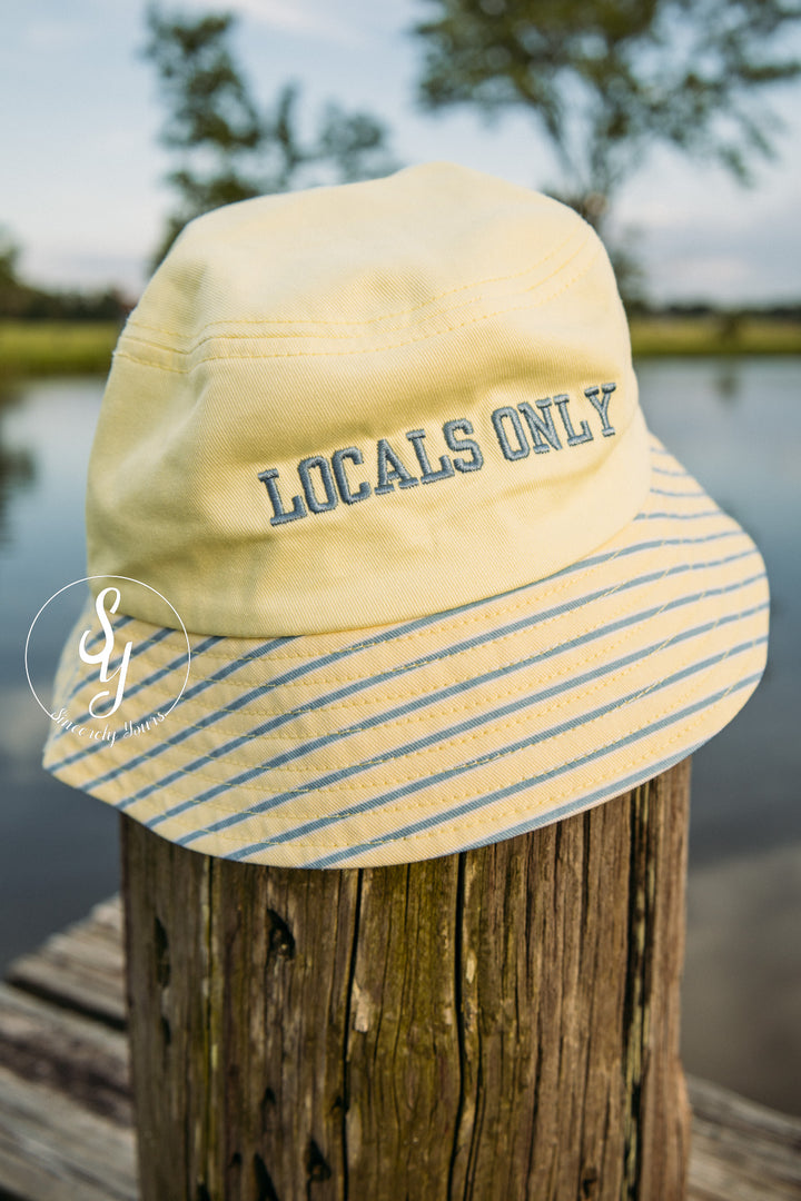 Locals Only Bucket Hat - Butter Yellow