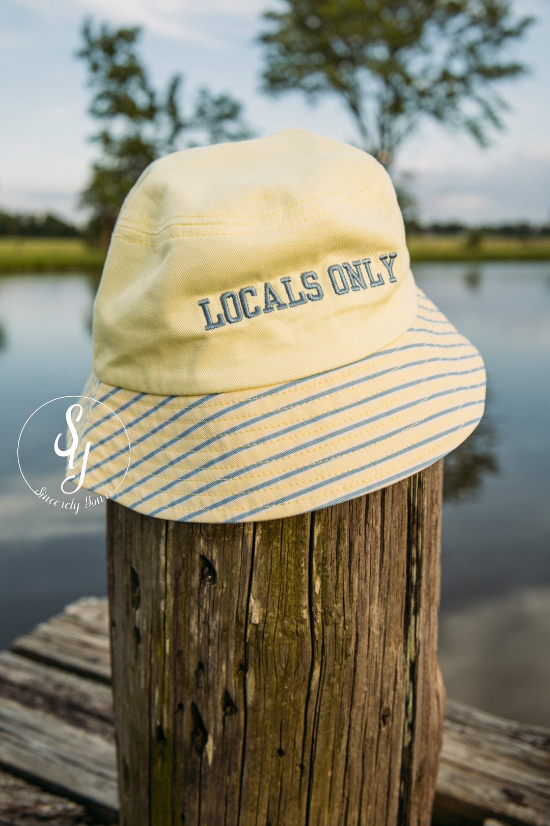 Locals Only Bucket Hat - Butter Yellow