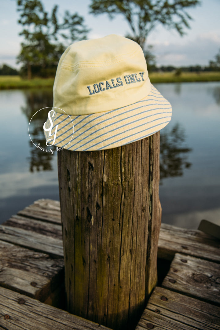 Locals Only Bucket Hat - Butter Yellow