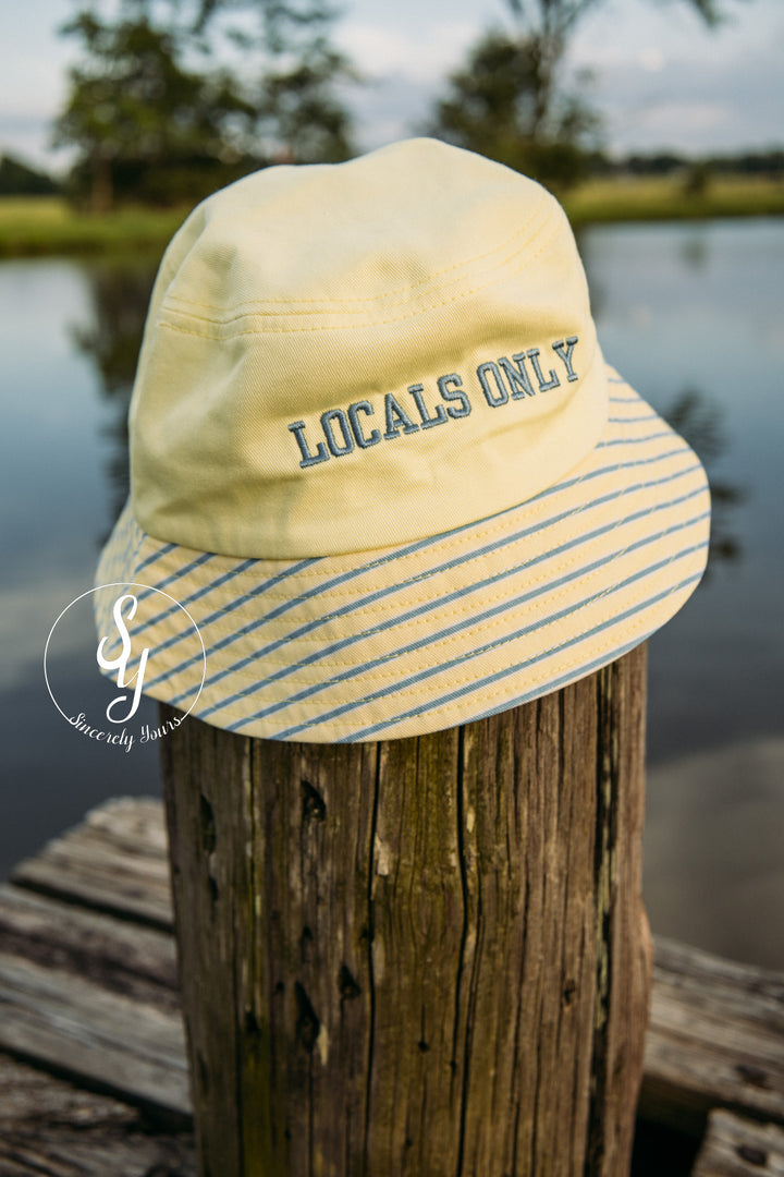 Locals Only Bucket Hat - Butter Yellow