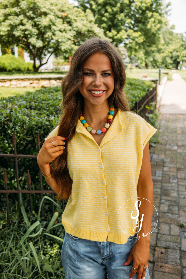 All In Fun Top - Butter