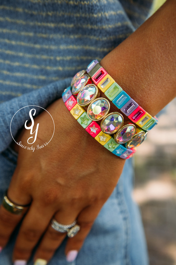 Bold And Bright Stackable Bracelet