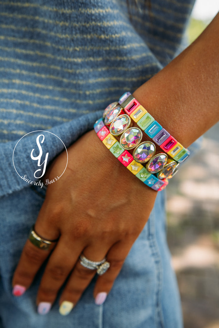 Bold And Bright Stackable Bracelet