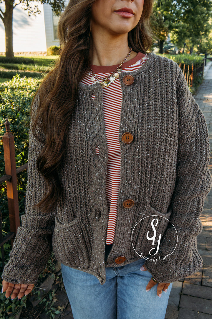 Forever In Style Sweater - Deep Taupe