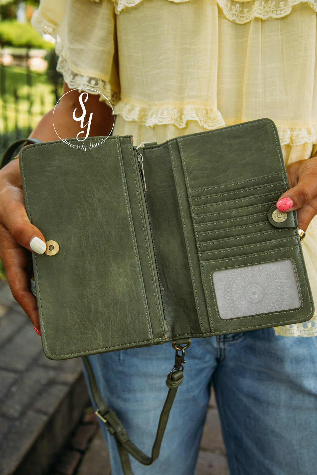 Lydia Crossbody - Moss