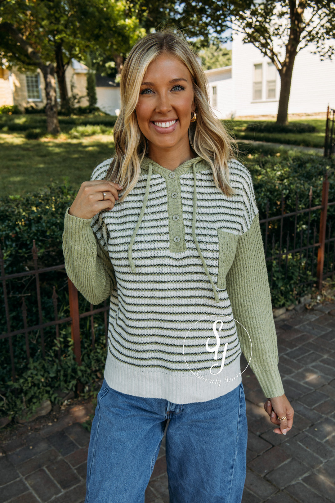 Everything Comfy Hoodie - Sage