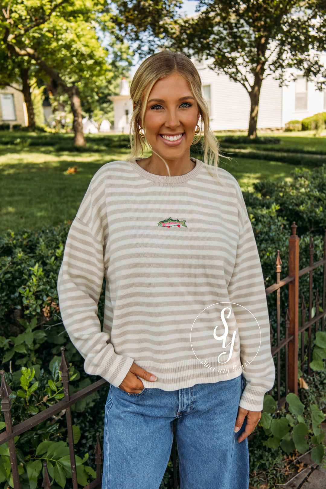 Dockside Days Sweater - Taupe/ Sand