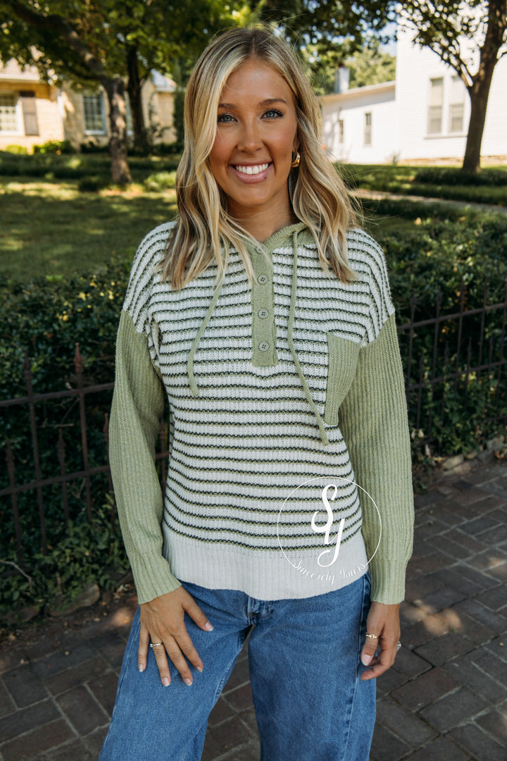 Everything Comfy Hoodie - Sage