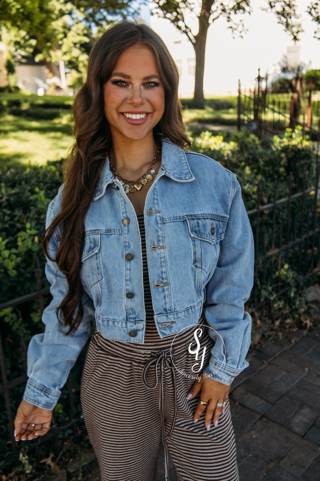 City Nights Denim Jacket - Lt Wash