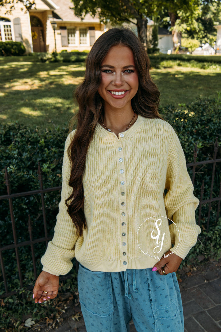 Fall Breeze Cardigan - Butter