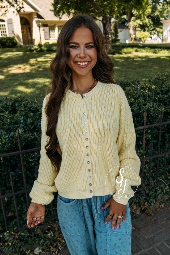 Fall Breeze Cardigan - Butter