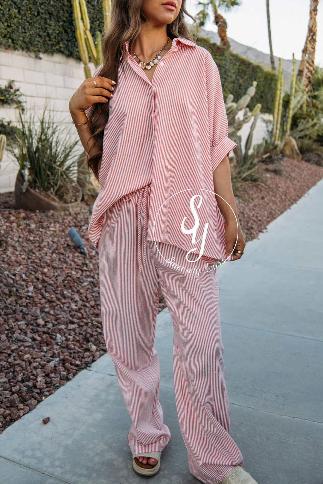 Classic Stripe Set - Red