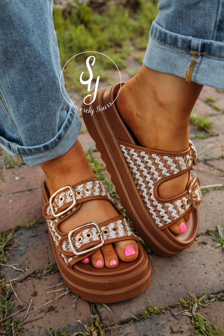 Petunia Sandal - Cognac