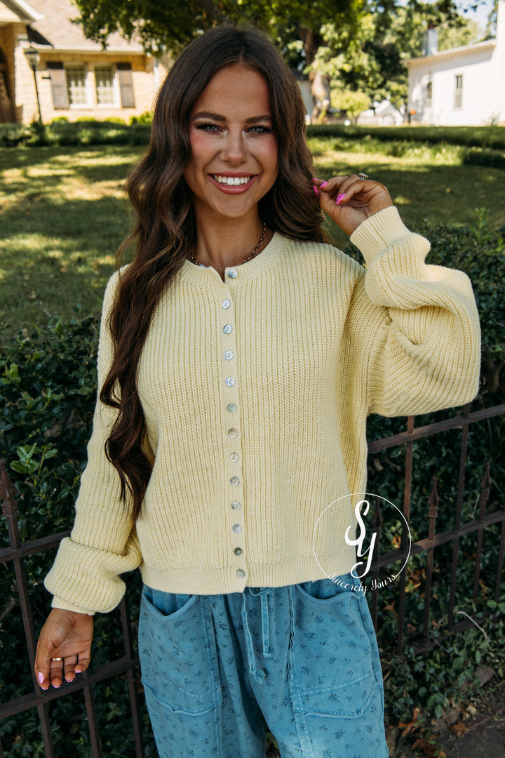 Fall Breeze Cardigan - Butter