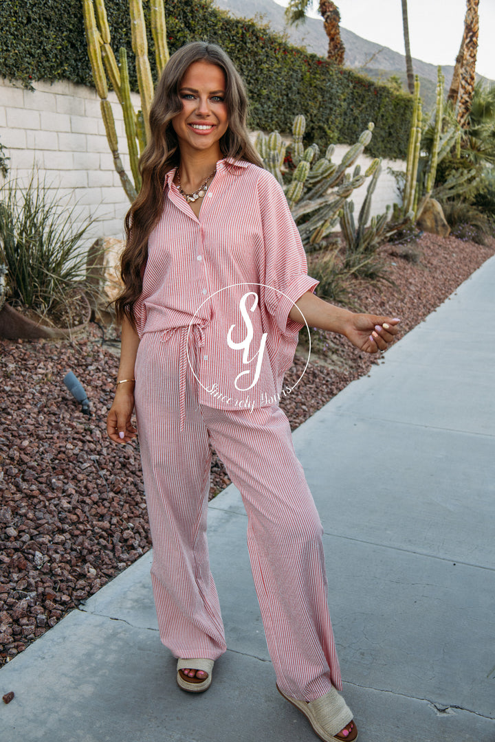 Classic Stripe Set - Red