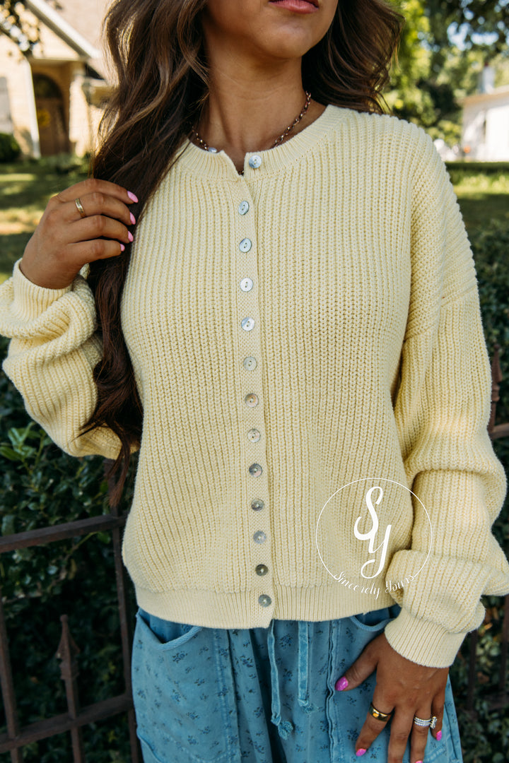Fall Breeze Cardigan - Butter