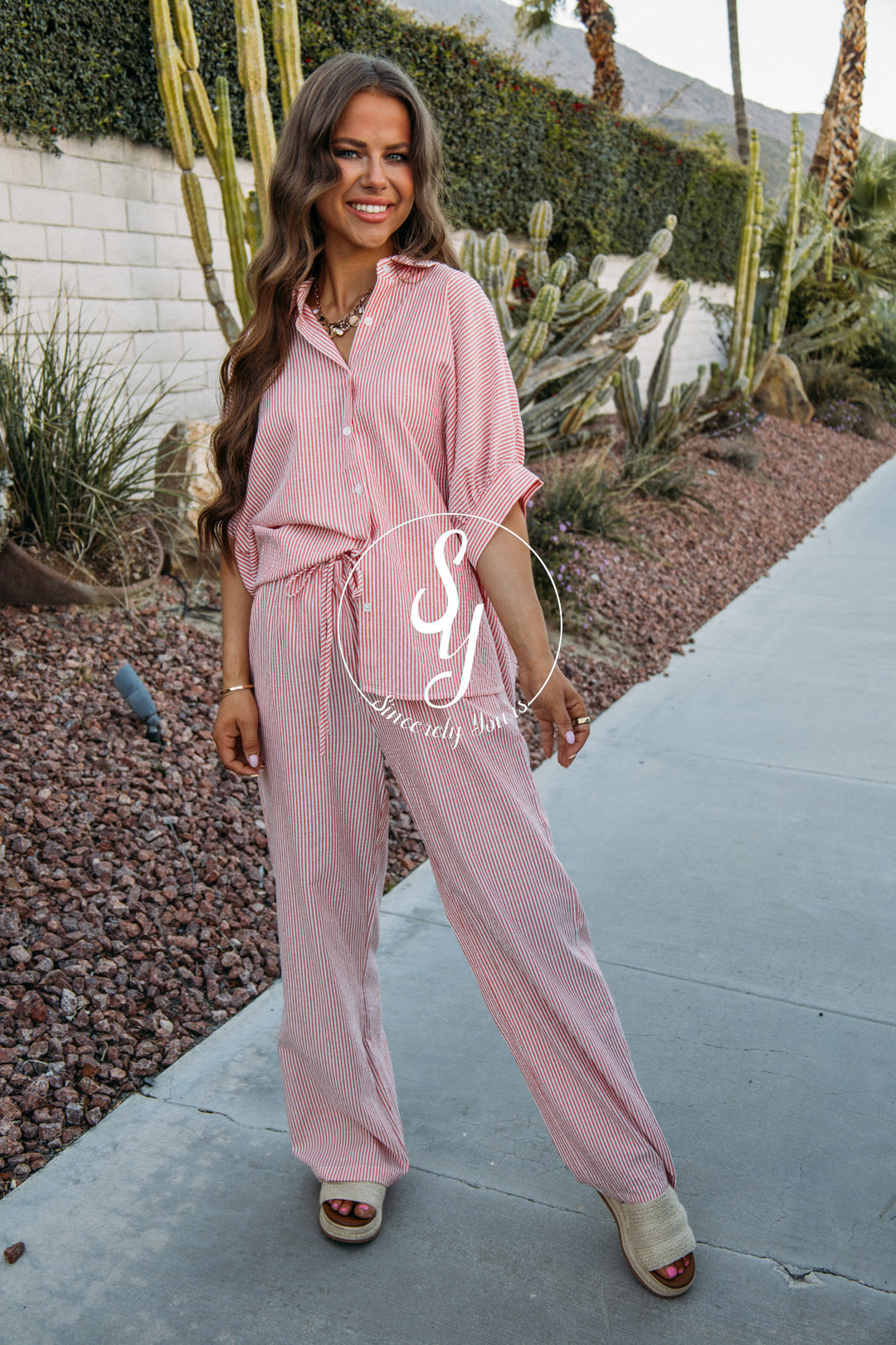 Classic Stripe Set - Red