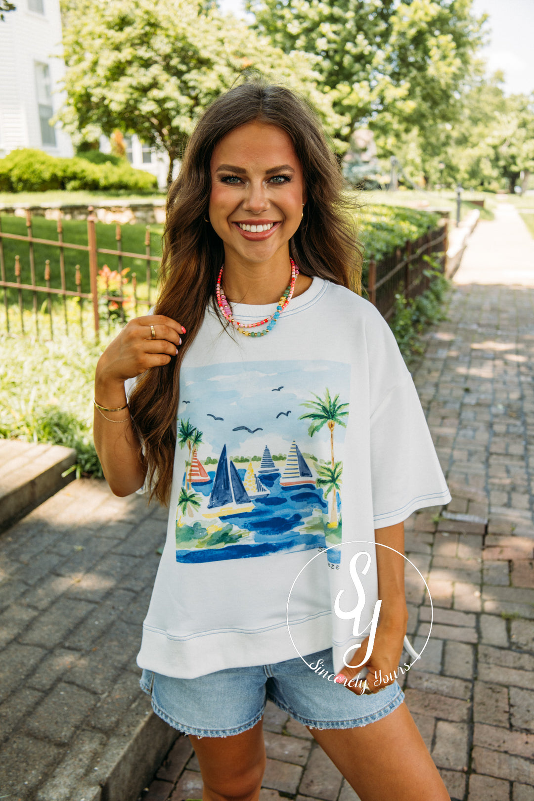 Sea Breeze Sailing Top - Off White