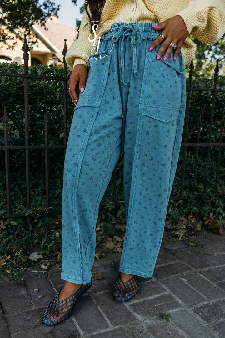 Delicate Pant - Teal Blue
