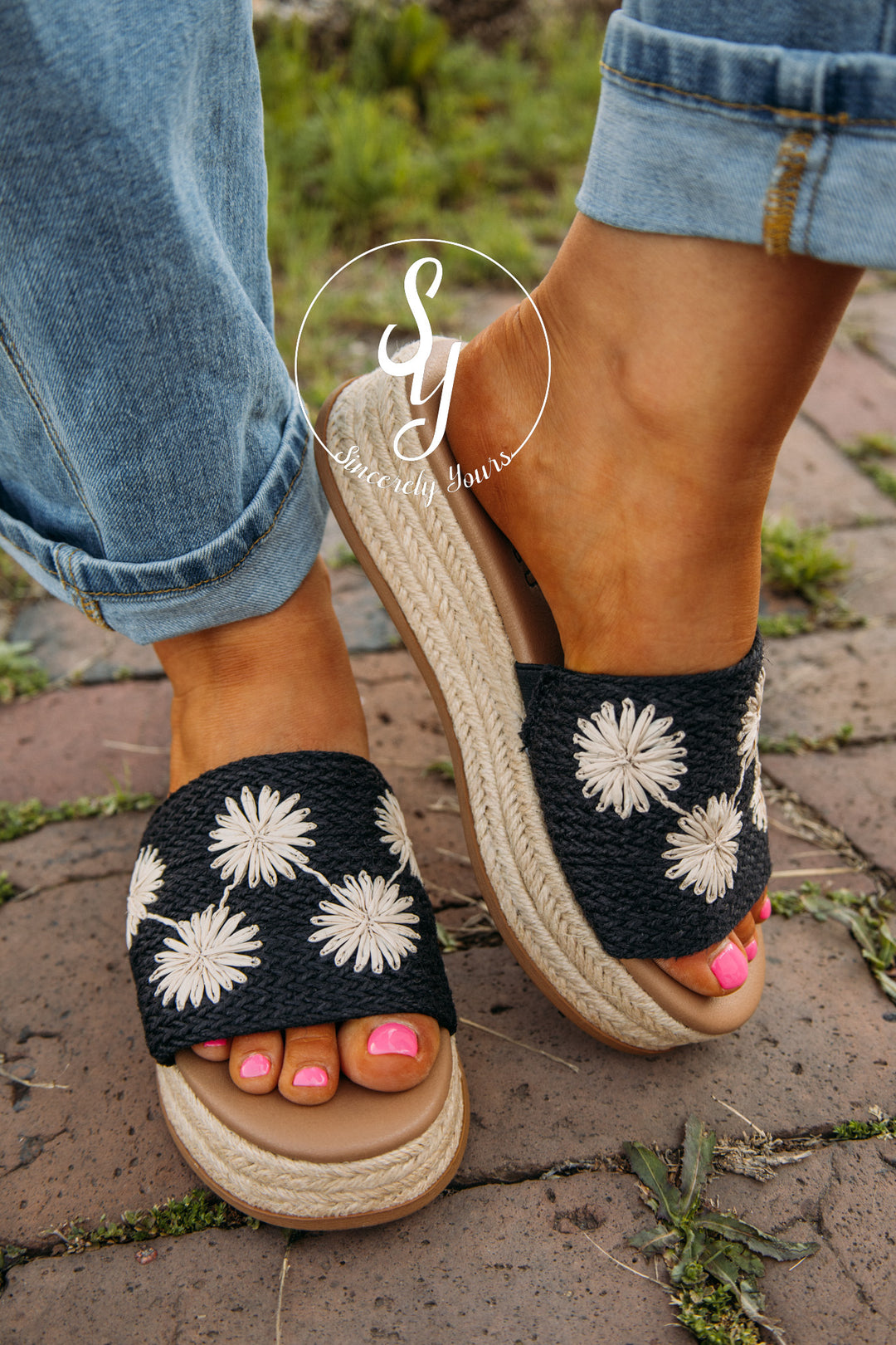 Allium Sandal - Black