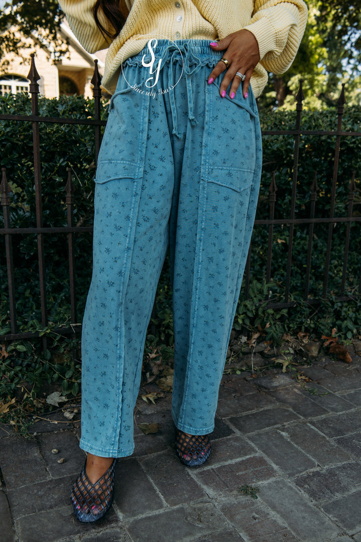 Delicate Pant - Teal Blue