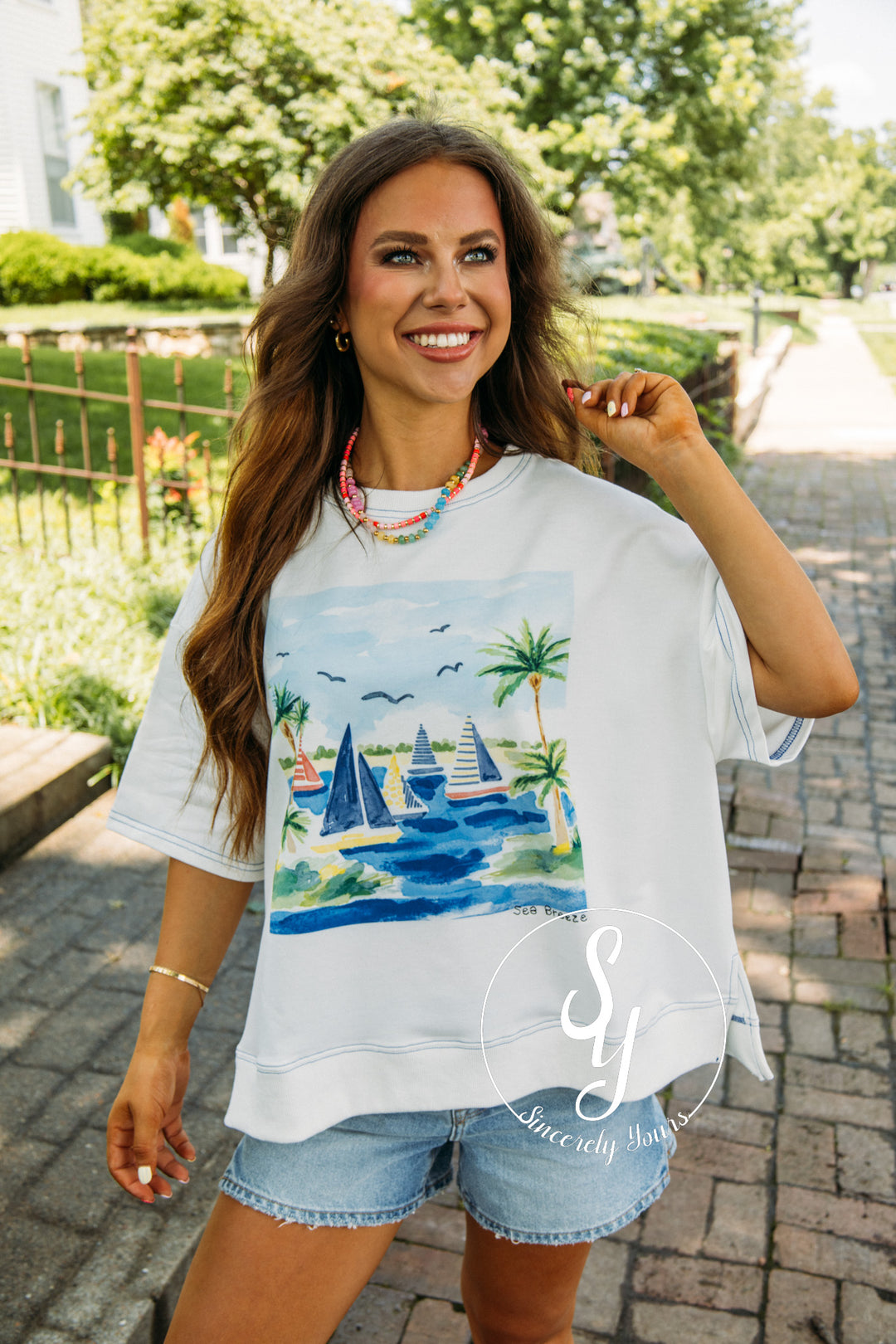Sea Breeze Sailing Top - Off White