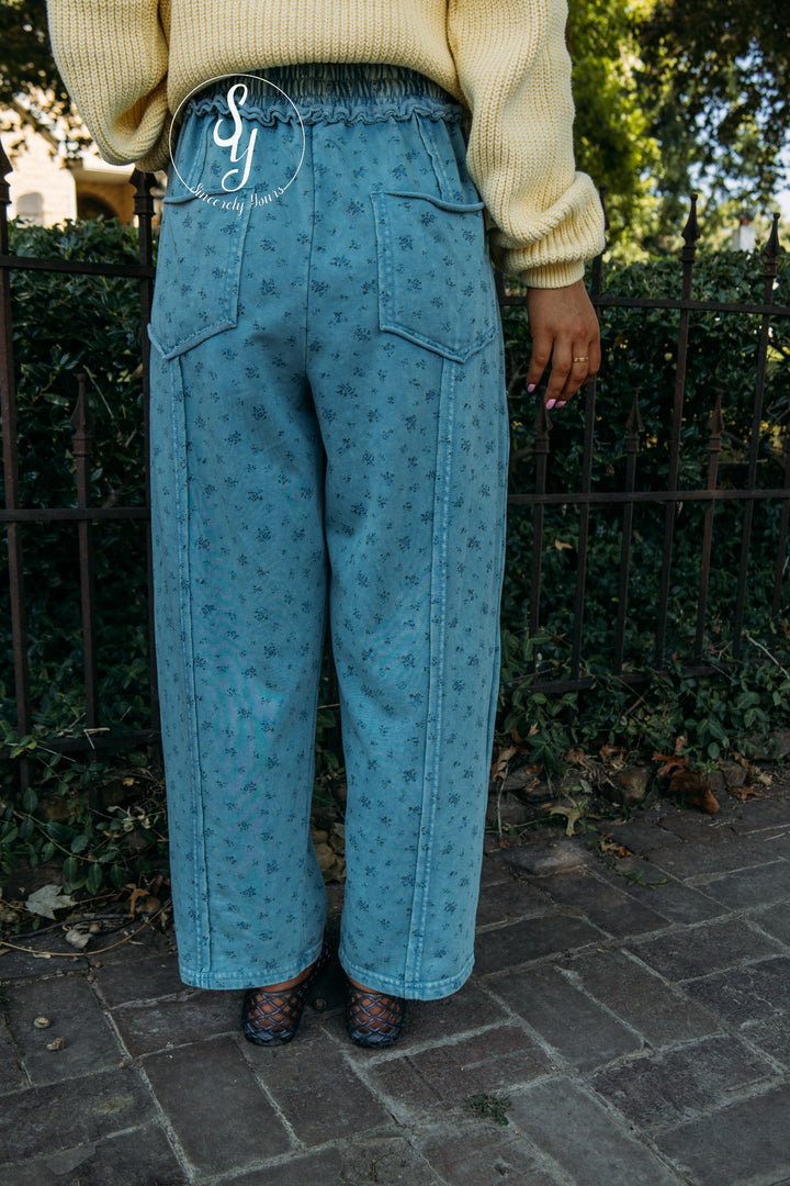Delicate Pant - Teal Blue