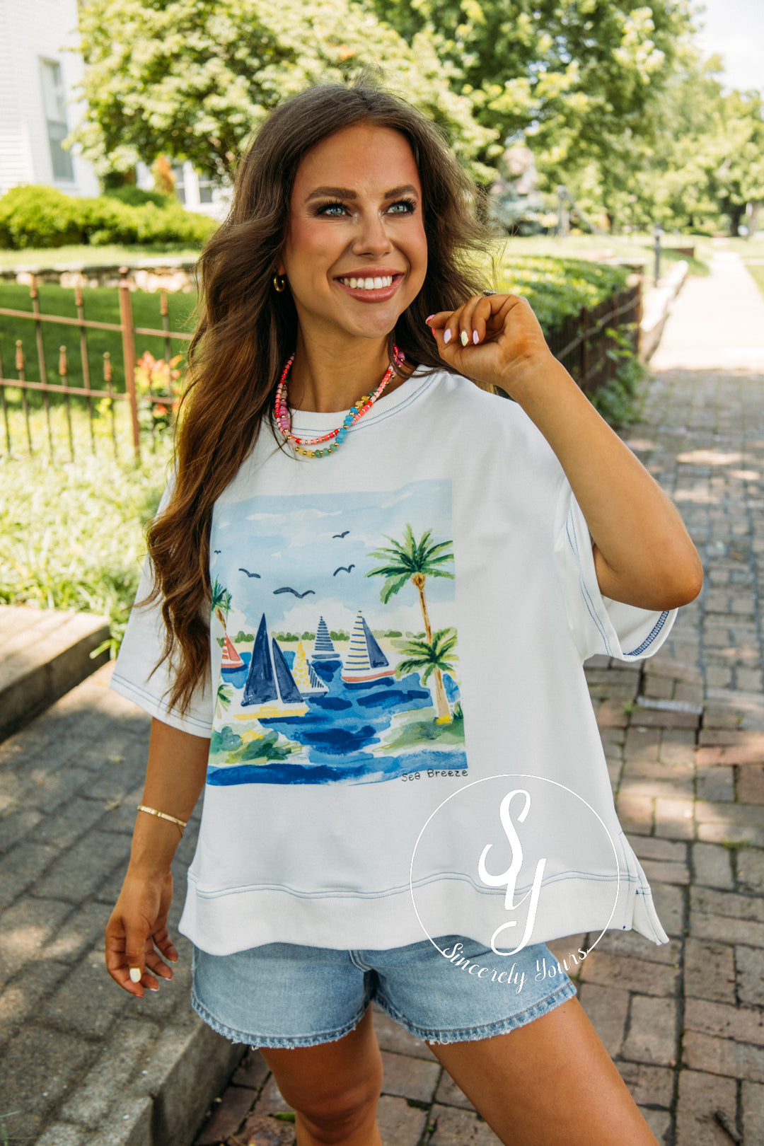Sea Breeze Sailing Top - Off White