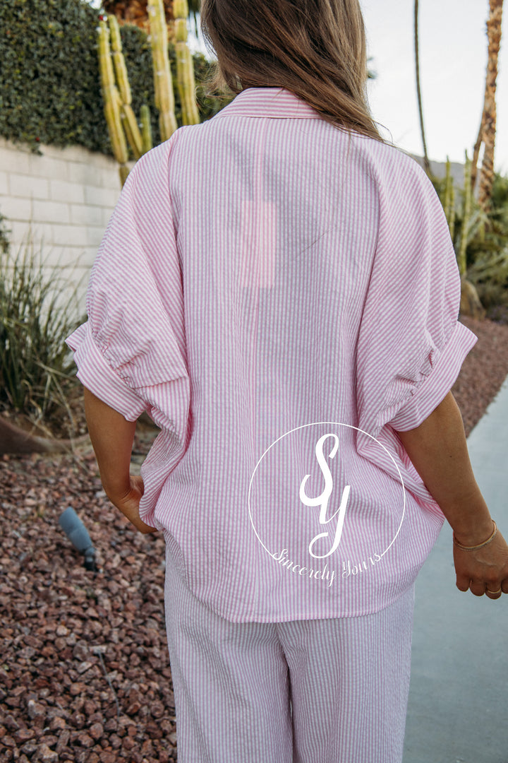 Classic Stripe Set - Pink
