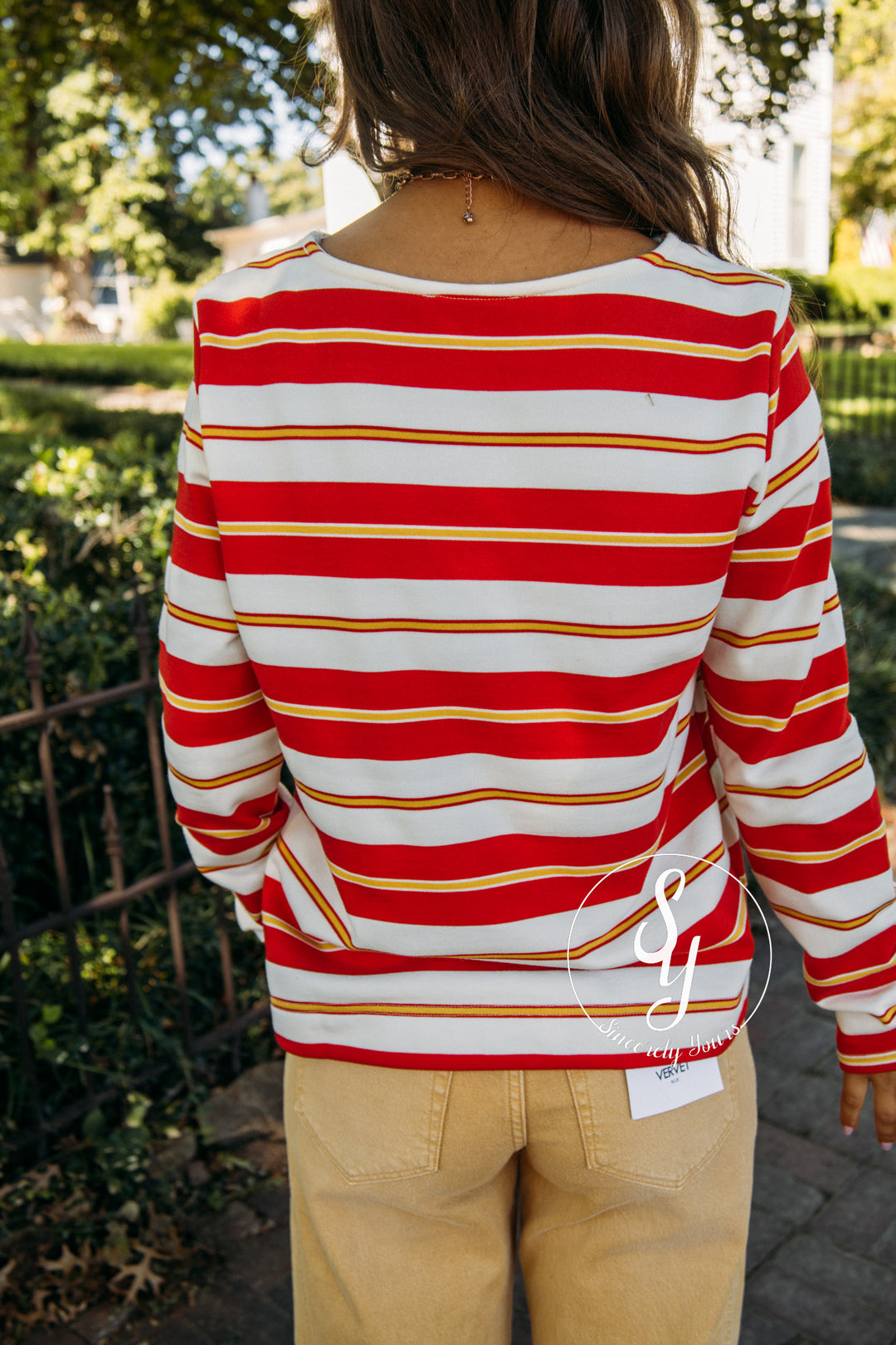 Scout Striped Top - Red