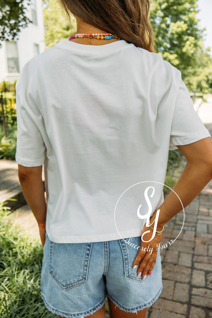 Purrfect Match Graphic - White