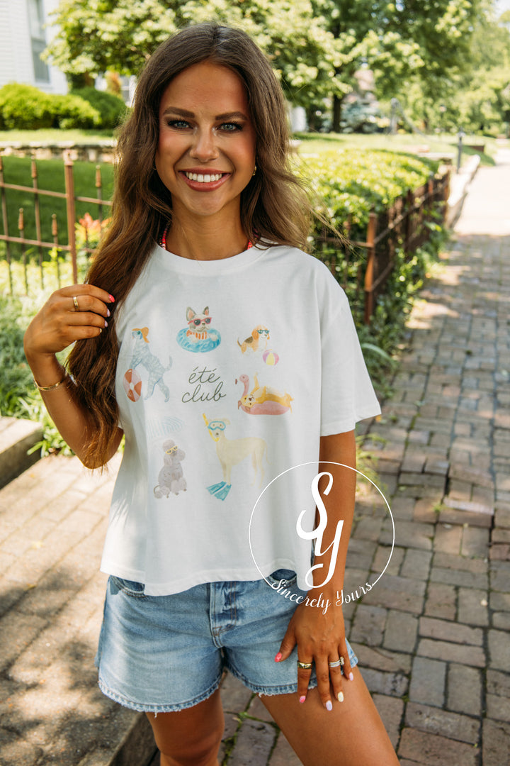 Good Dog Graphic Tee - White