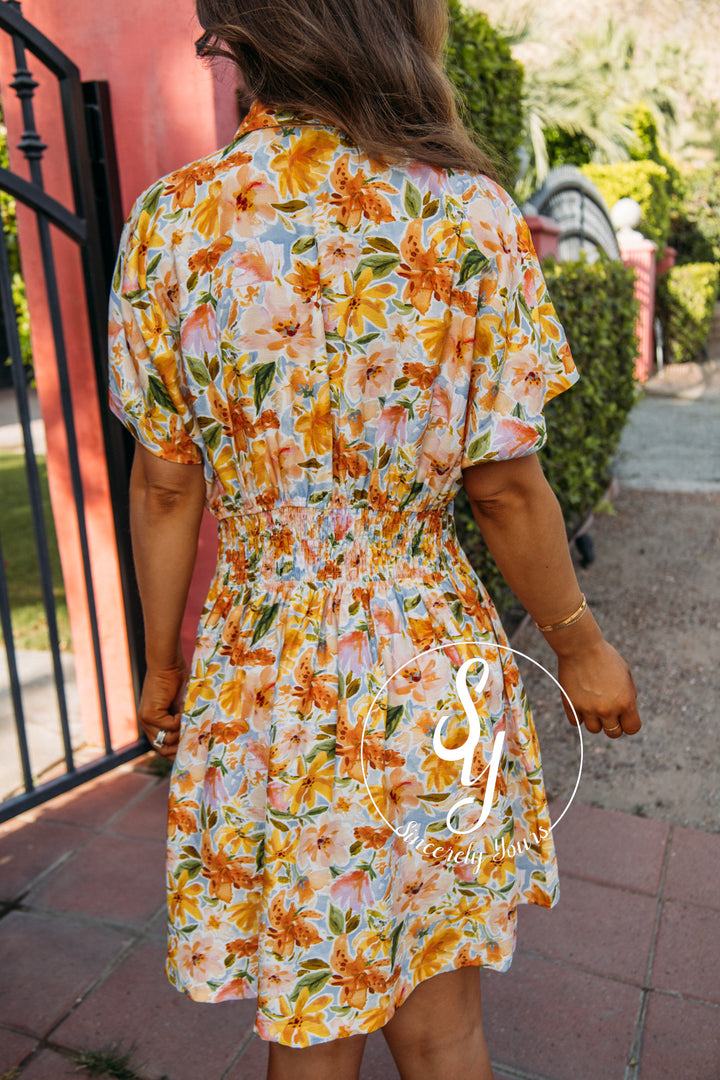 Classic Blooms Dress - Mango