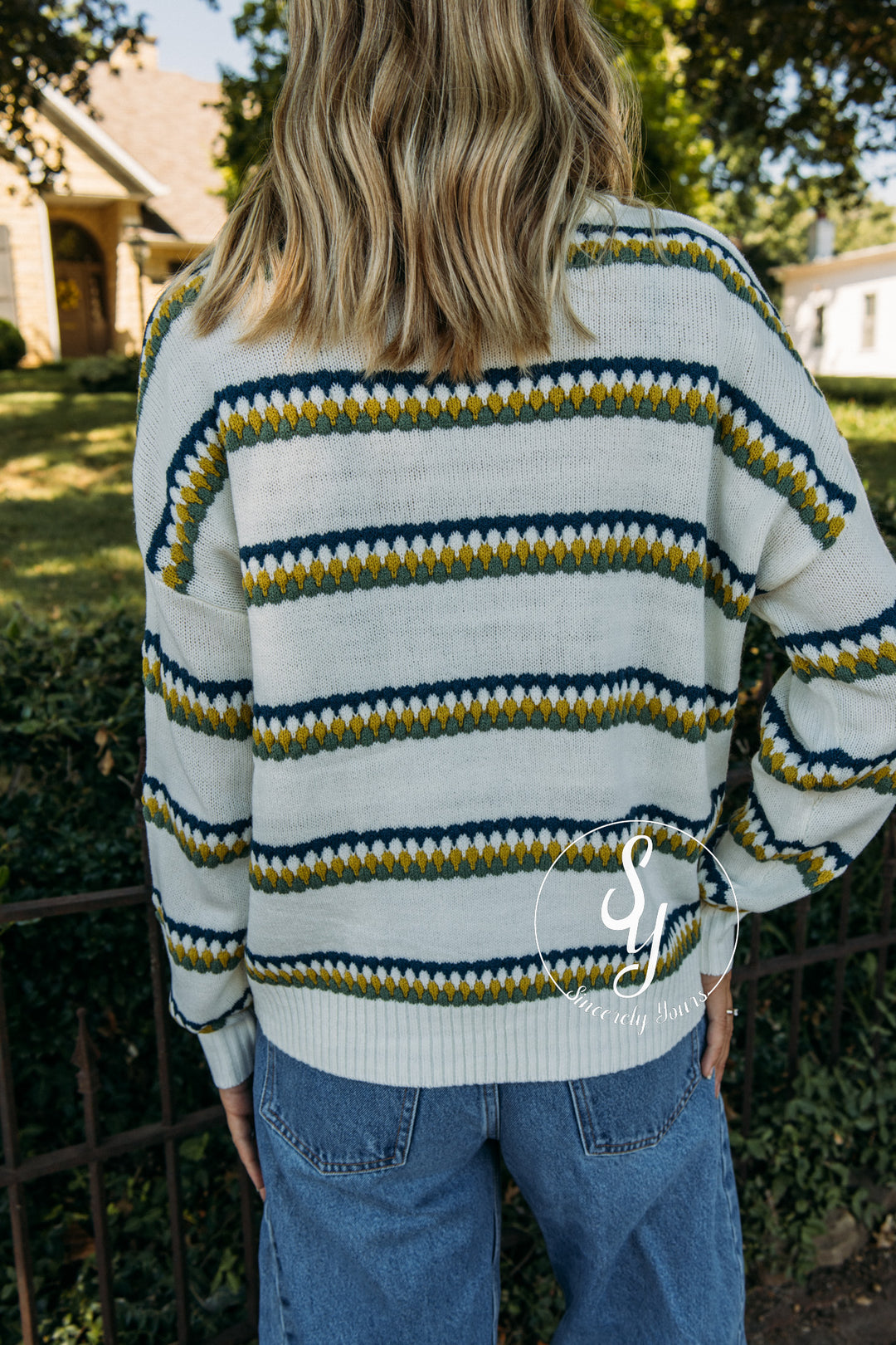 Soft Spoken Sweater - Teal/Olive