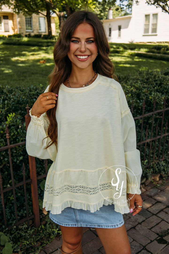 The Daydream Top - Butter Yellow