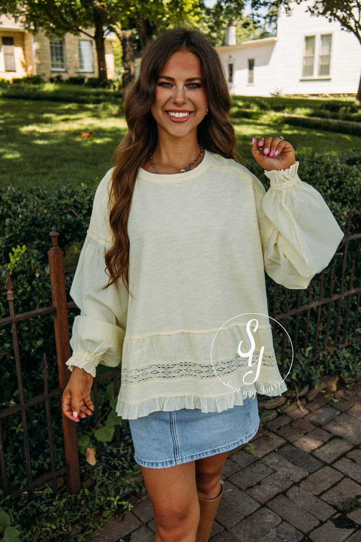 The Daydream Top - Butter Yellow
