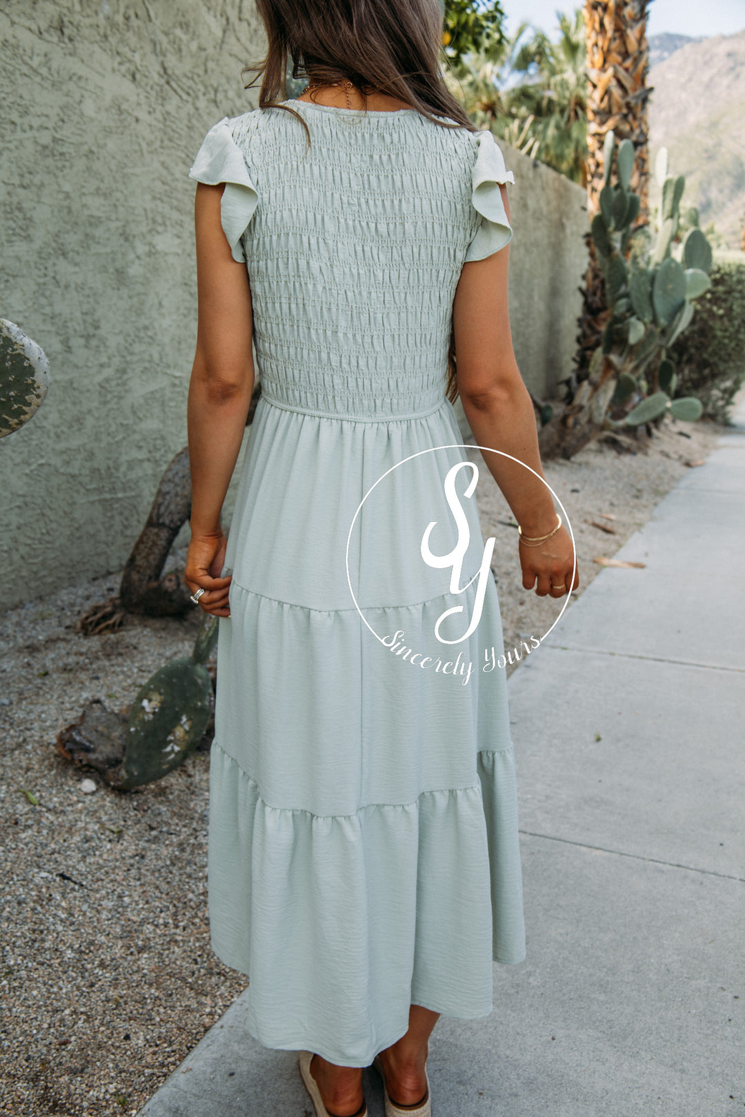 Simply Sweet Dress - Light Olive