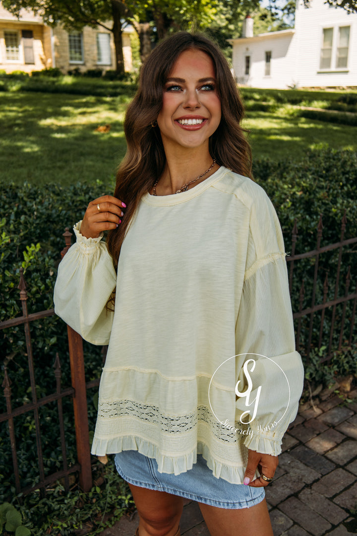 The Daydream Top - Butter Yellow