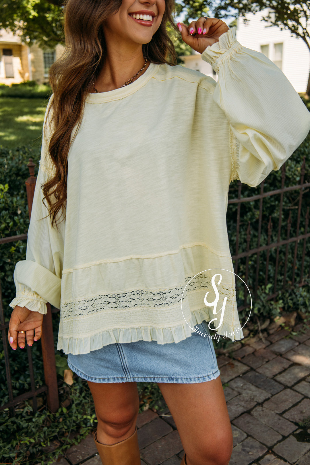 The Daydream Top - Butter Yellow