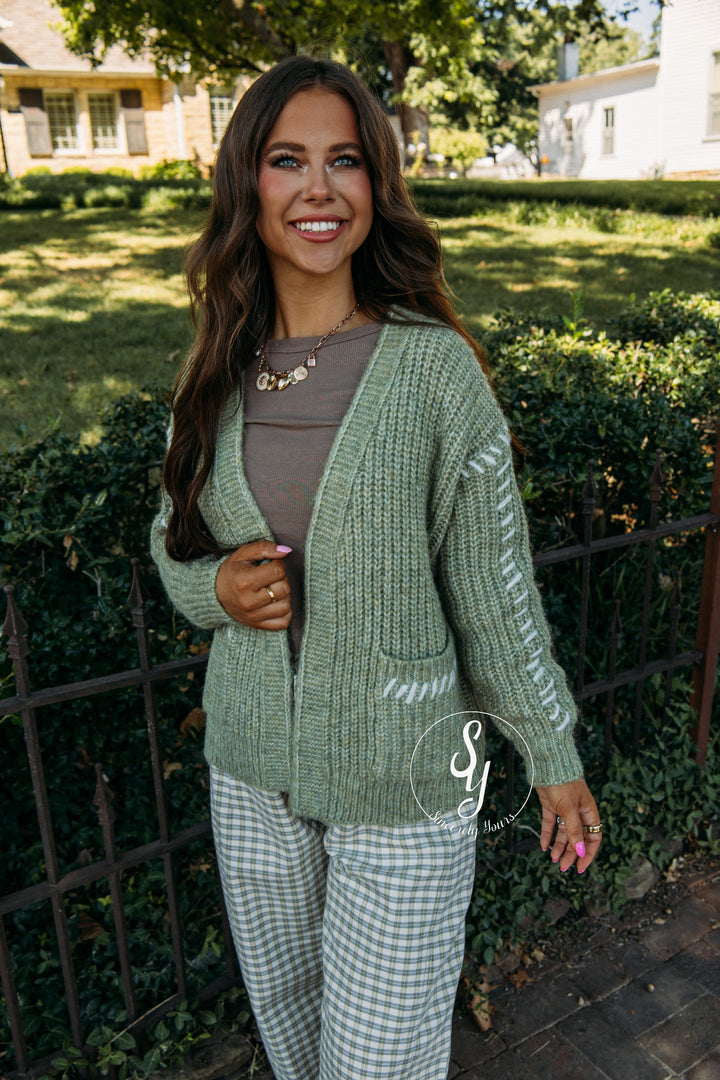 Main Love Cardigan - Dark Sage