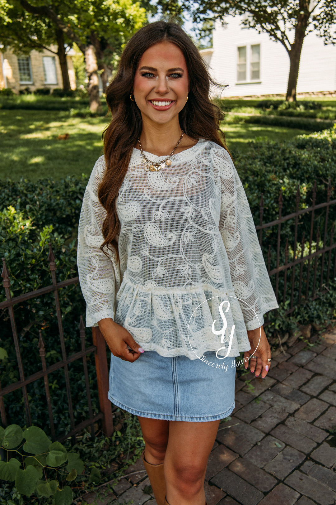 Night Out Top - Natural