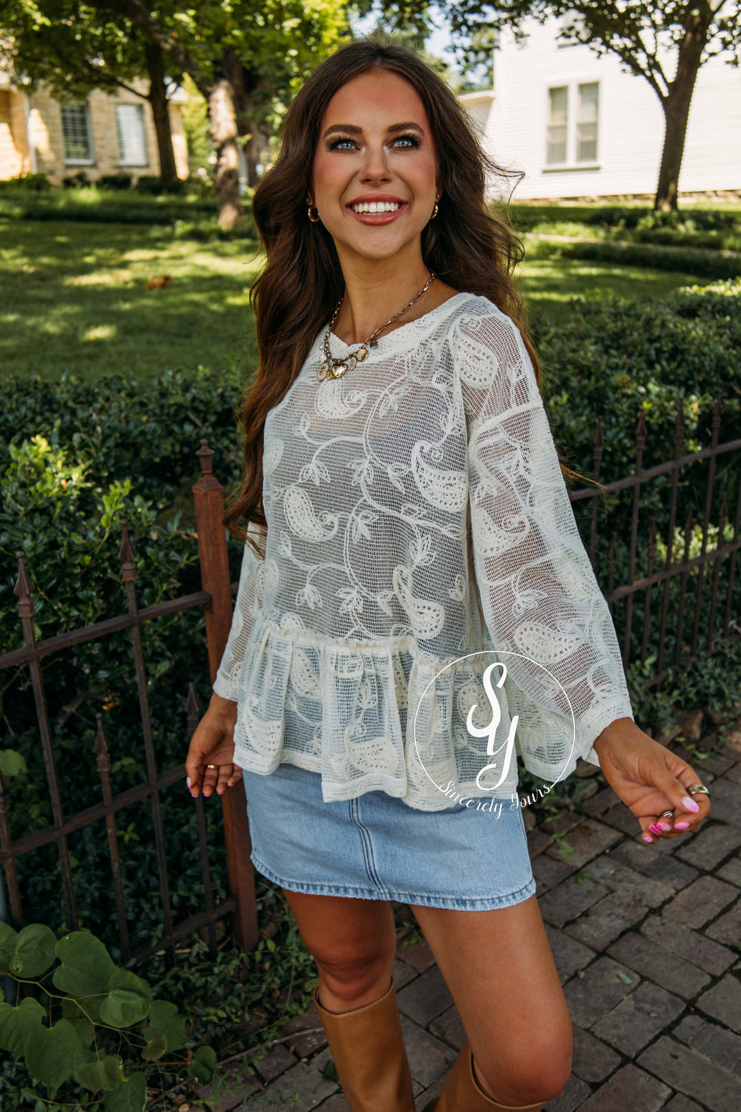 Night Out Top - Natural