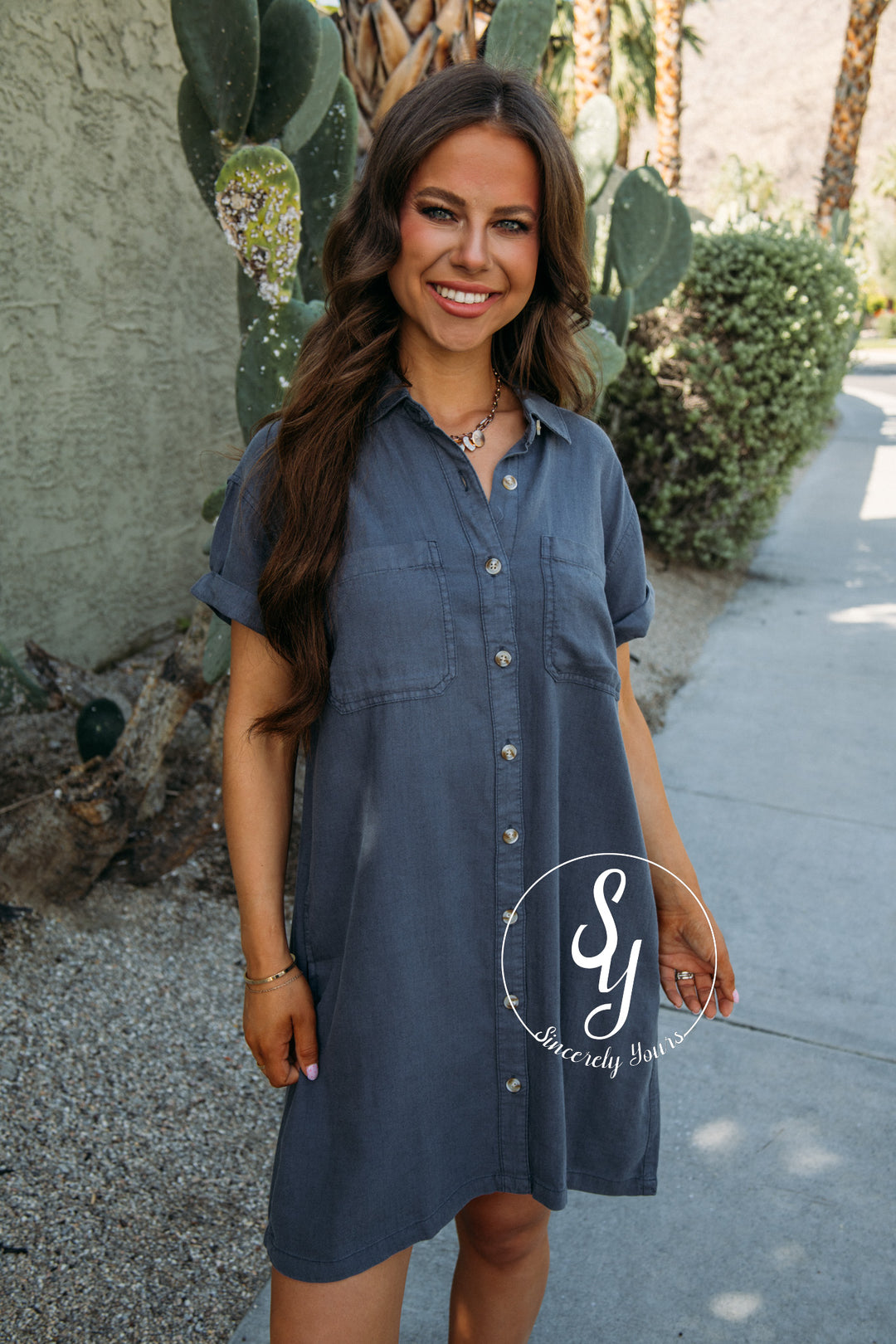 On the Daily Dress - Charcoal